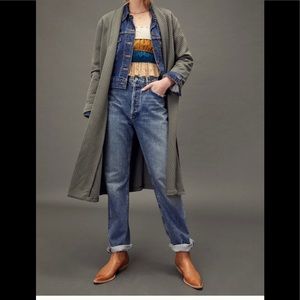 Annmarie quilted duster jacket (anthropologie)